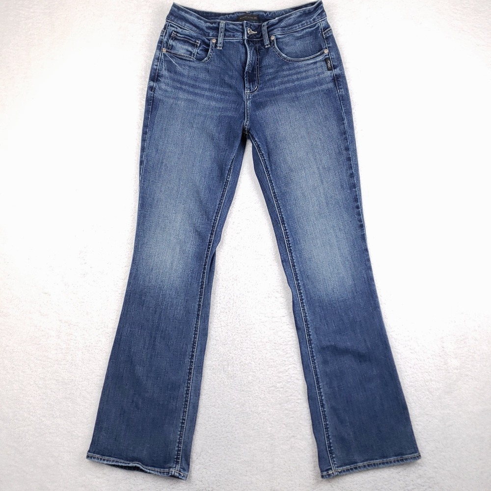 Silver Jeans Co Avery Slim Bootcut Medium Wash Denim Jeans W30 L31 Cowgirl